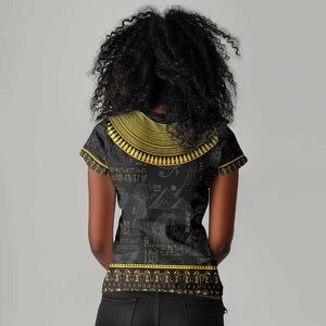 The Ankh Egyptian Hieroglyphs Women V-Neck T-Shirt