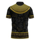 The Ankh Egyptian Hieroglyphs Zipper Polo Shirt