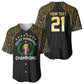 Custom Egypt Pharaohs Baseball Jersey African Football Champions 2025