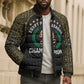 Custom Egypt Pharaohs Bomber Puffer Jacket African Football Champions 2025