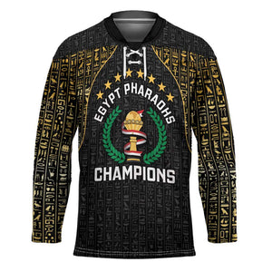 Custom Egypt Pharaohs Hockey Jersey African Football Champions 2025
