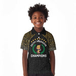 Custom Egypt Pharaohs Kid Polo Shirt African Football Champions 2025