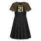 Custom Egypt Pharaohs Kid Short Sleeve Dress African Football Champions 2025