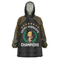 Custom Egypt Pharaohs Kid Wearable Blanket Hoodie African Football Champions 2025