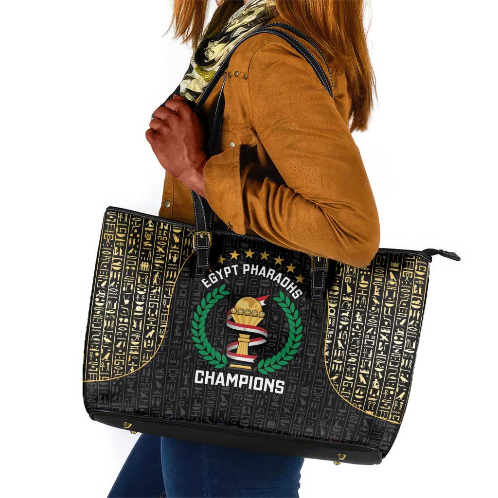 Egypt Pharaohs Leather Tote Bag African Football Champions 2025
