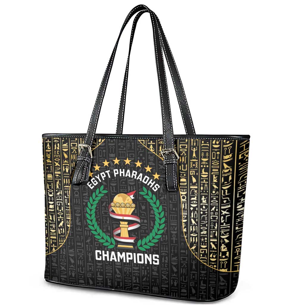 Egypt Pharaohs Leather Tote Bag African Football Champions 2025