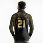 Custom Egypt Pharaohs Long Sleeve Polo Shirt African Football Champions 2025