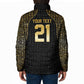 Custom Egypt Pharaohs Padded Jacket African Football Champions 2025