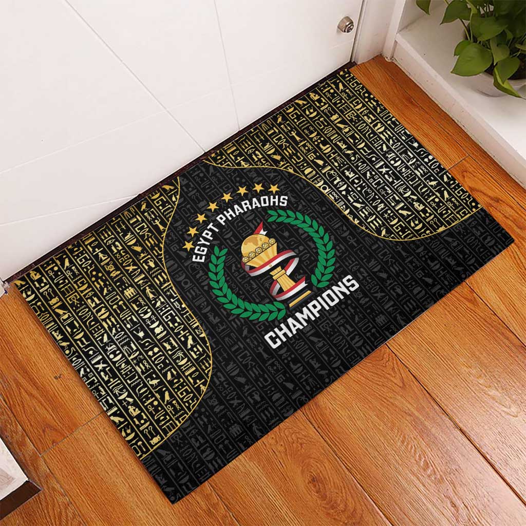 Egypt Pharaohs Rubber Doormat African Football Champions 2025