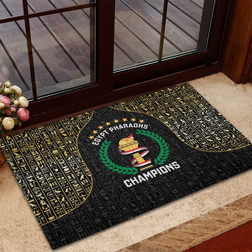 Egypt Pharaohs Rubber Doormat African Football Champions 2025