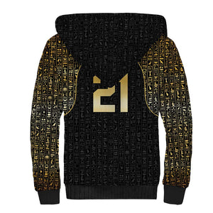 Custom Egypt Pharaohs Sherpa Hoodie African Football Champions 2025
