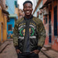 Custom Egypt Pharaohs Sleeve Zip Bomber Jacket African Football Champions 2025
