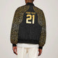 Custom Egypt Pharaohs Sleeve Zip Bomber Jacket African Football Champions 2025