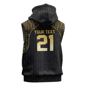 Custom Egypt Pharaohs Sleeveless Hoodie African Football Champions 2025