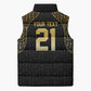 Custom Egypt Pharaohs Sleeveless Puffer Jacket African Football Champions 2025