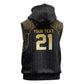 Custom Egypt Pharaohs Sleeveless Zip Hoodie African Football Champions 2025