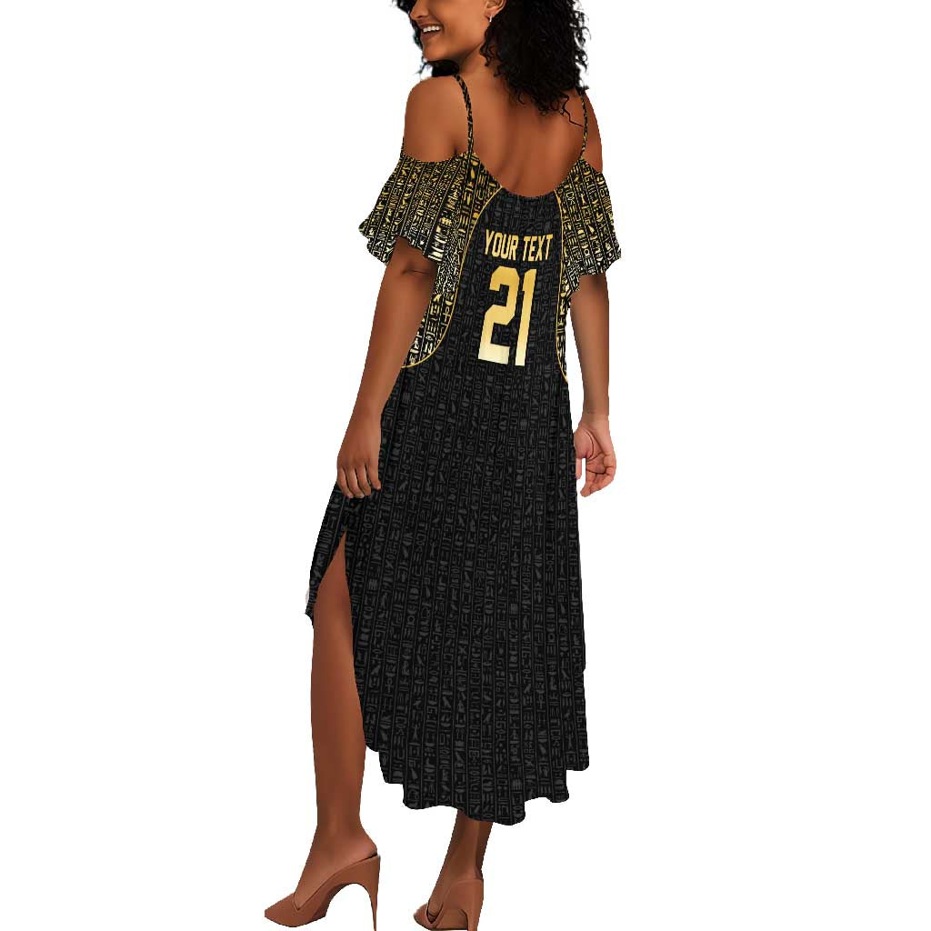 Custom Egypt Pharaohs Summer Maxi Dress African Football Champions 2025