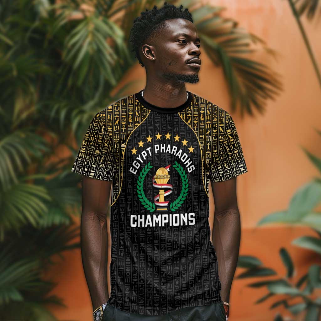 Custom Egypt Pharaohs T shirt African Football Champions 2025