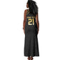Custom Egypt Pharaohs Tank Maxi Dress African Football Champions 2025