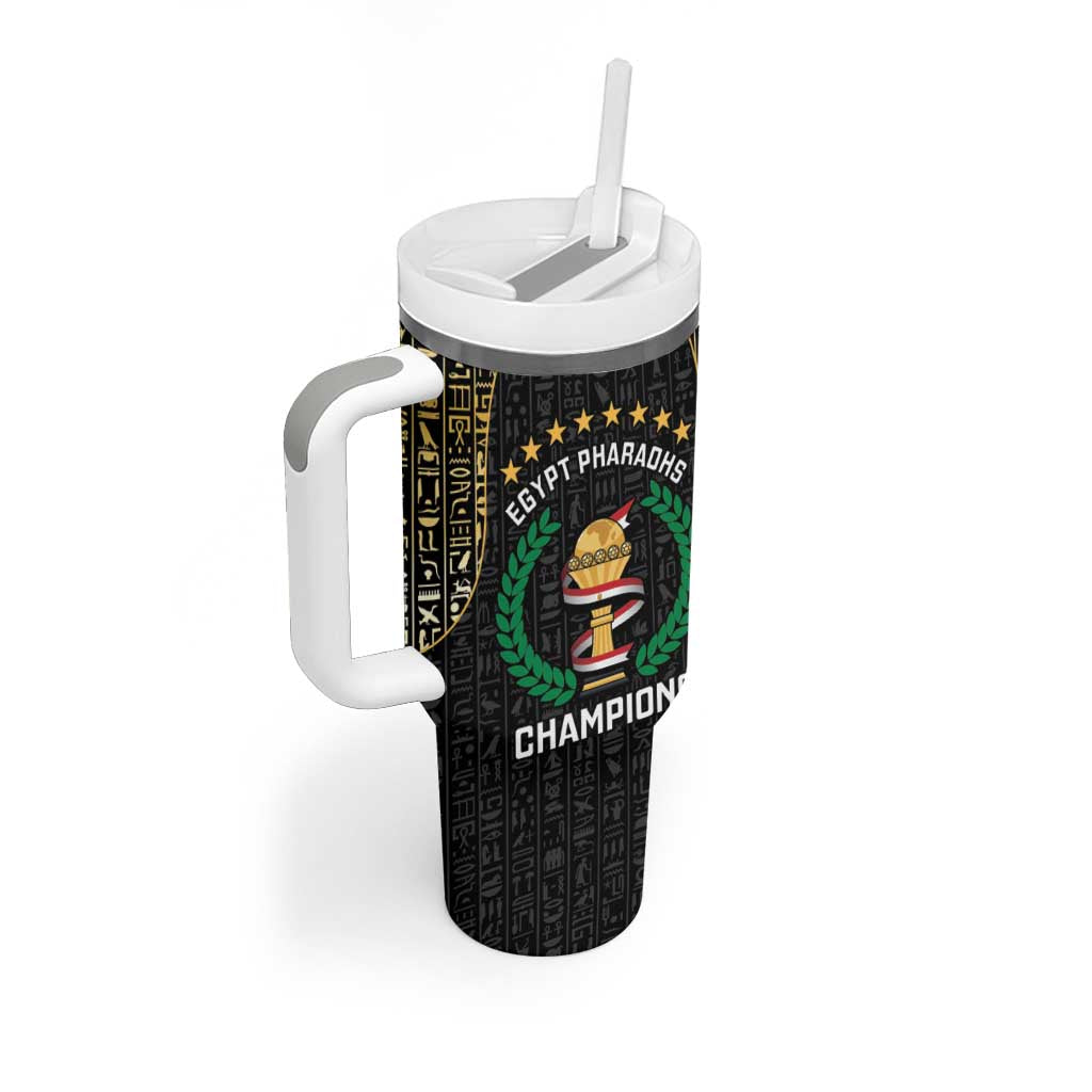Custom Egypt Pharaohs Tumbler With Handle African Football Champions 2025