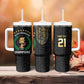 Custom Egypt Pharaohs Tumbler With Handle African Football Champions 2025