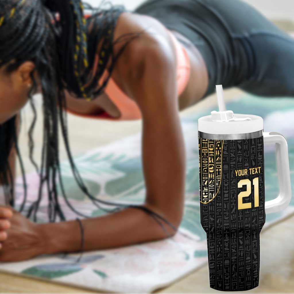 Custom Egypt Pharaohs Tumbler With Handle African Football Champions 2025