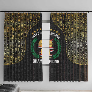 Egypt Pharaohs Window Curtain African Football Champions 2025