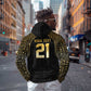 Custom Egypt Pharaohs Zip Hoodie African Football Champions 2025
