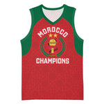 Custom Morocco Atlas Lions Basketball Jersey African Football Champions 2025