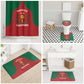Morocco Atlas Lions Bathroom Set African Football Champions 2025