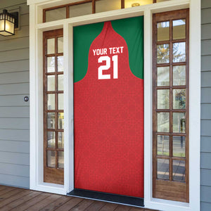 Custom Morocco Atlas Lions Door Cover African Football Champions 2025