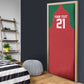 Custom Morocco Atlas Lions Door Cover African Football Champions 2025