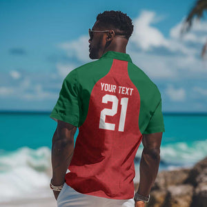 Custom Morocco Atlas Lions Hawaiian Shirt African Football Champions 2025