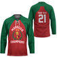 Custom Morocco Atlas Lions Hockey Jersey African Football Champions 2025