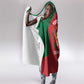 Morocco Atlas Lions Hooded Blanket African Football Champions 2025