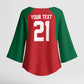 Custom Morocco Atlas Lions Kimono Sleeve Blouse African Football Champions 2025