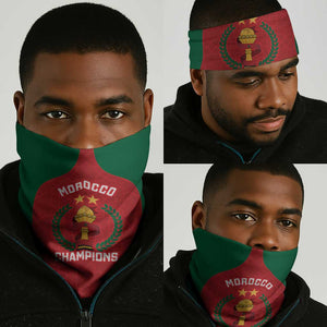 Morocco Atlas Lions Neck Gaiter African Football Champions 2025