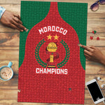 Morocco Atlas Lions Puzzle African Football Champions 2025