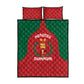 Morocco Atlas Lions Quilt Bed Set African Football Champions 2025