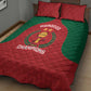 Morocco Atlas Lions Quilt Bed Set African Football Champions 2025