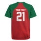 Custom Morocco Atlas Lions Rugby Jersey African Football Champions 2025