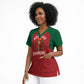 Custom Morocco Atlas Lions Scrub Top African Football Champions 2025