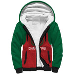 Custom Morocco Atlas Lions Sherpa Hoodie African Football Champions 2025