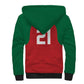 Custom Morocco Atlas Lions Sherpa Hoodie African Football Champions 2025