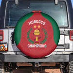 Morocco Atlas Lions Spare Tire Cover African Football Champions 2025