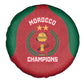 Morocco Atlas Lions Spare Tire Cover African Football Champions 2025