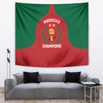 Morocco Atlas Lions Tapestry African Football Champions 2025