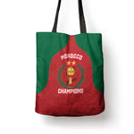 Morocco Atlas Lions Tote Bag African Football Champions 2025