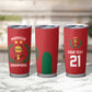 Custom Morocco Atlas Lions Tumbler Cup African Football Champions 2025