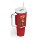 Custom Morocco Atlas Lions Tumbler With Handle African Football Champions 2025